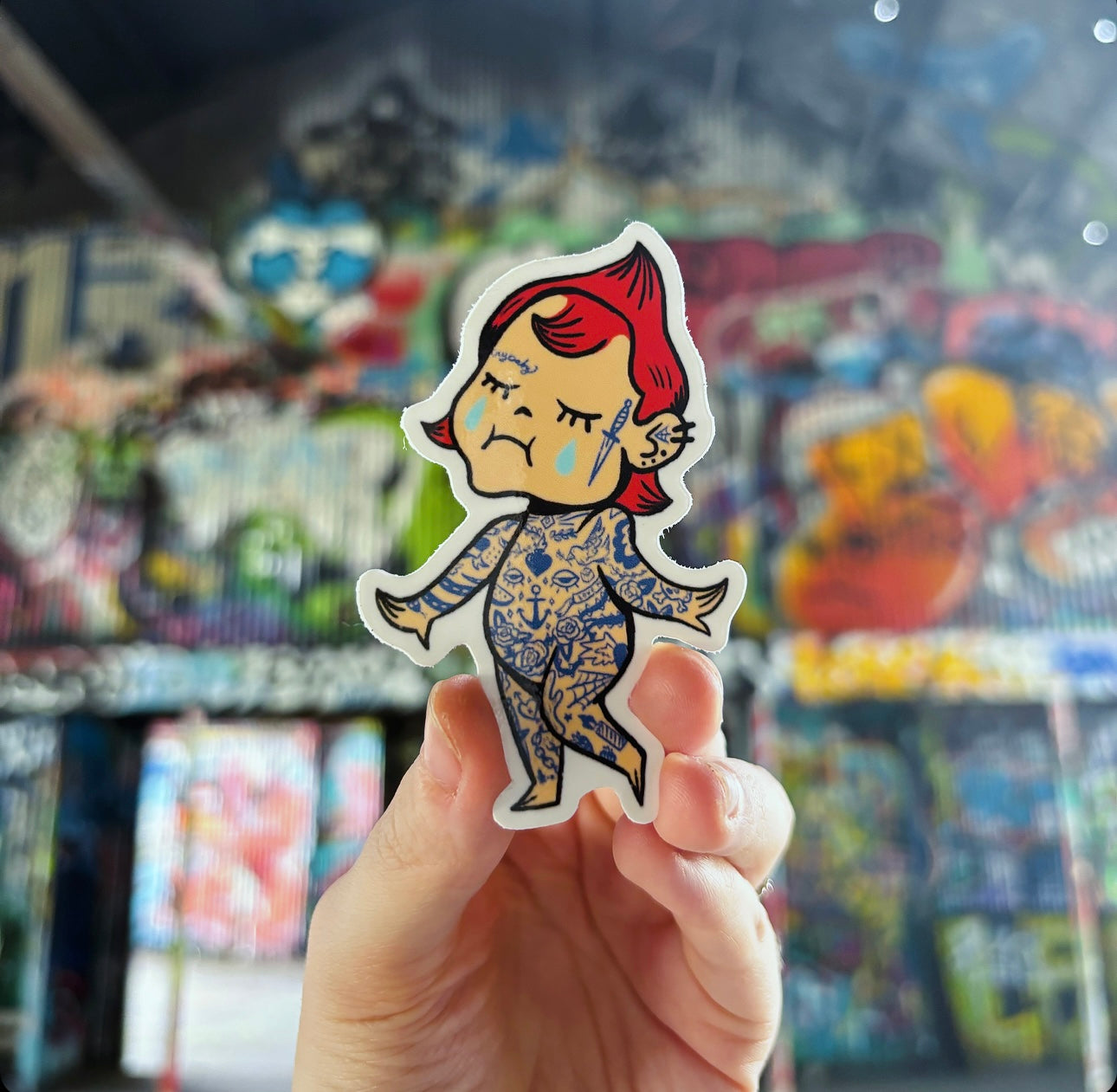No Crybaby Sticker