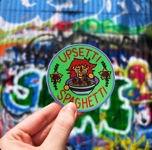 Upsetti Spaghetti Sticker