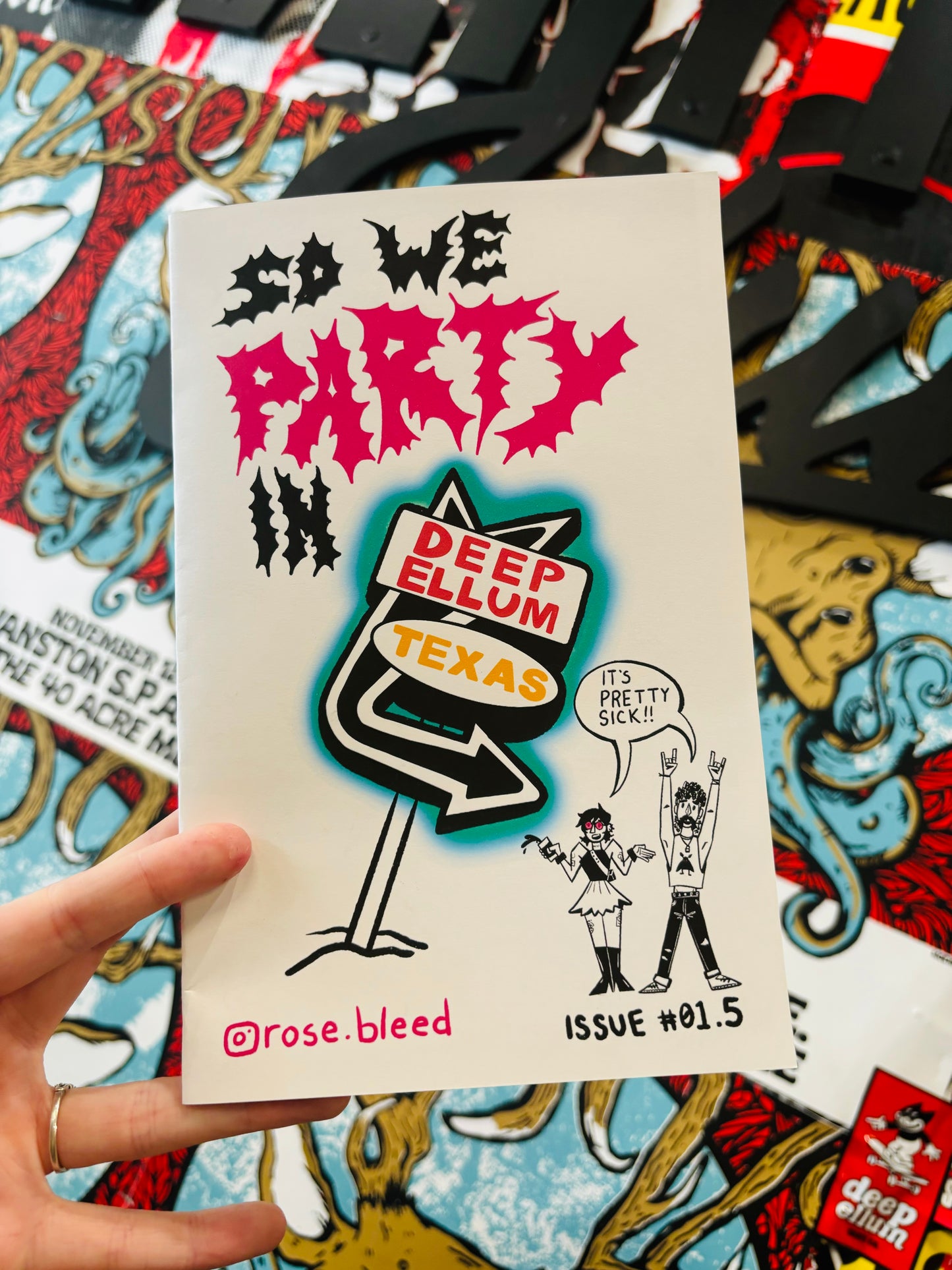 “So We Party in Deep Ellum” Zine
